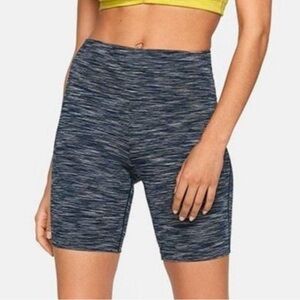 Outdoor Voices Freeform Bike Shorts in Indigo Marled Blue, Women's Small